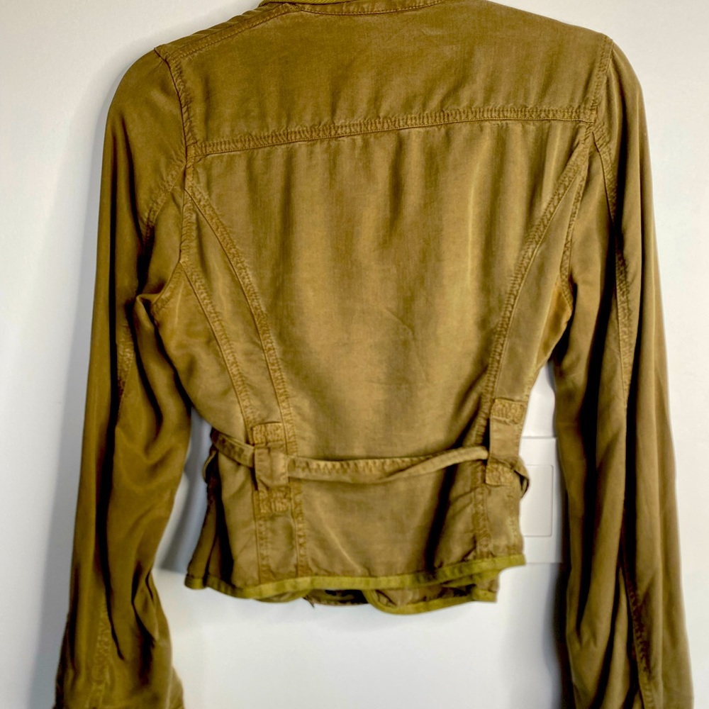 Green guess utility jacket size M